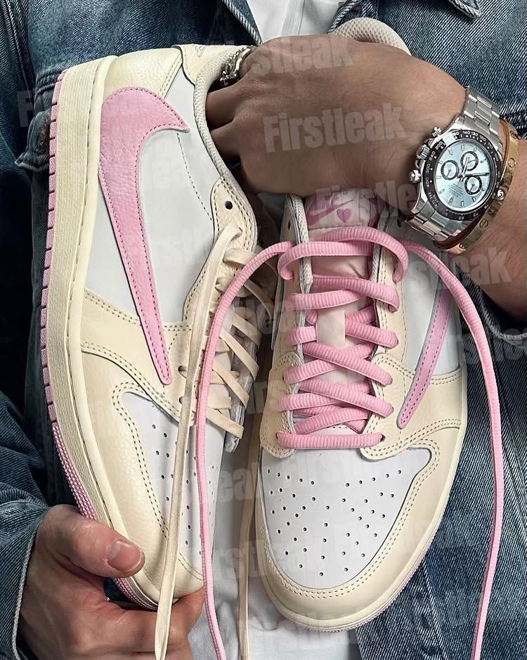 Travis Scott x Air Jordan 1 Low OG "Shy Pink" Releases May 22