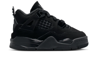 TD Air Jordan 4 "Black Cat" retro.