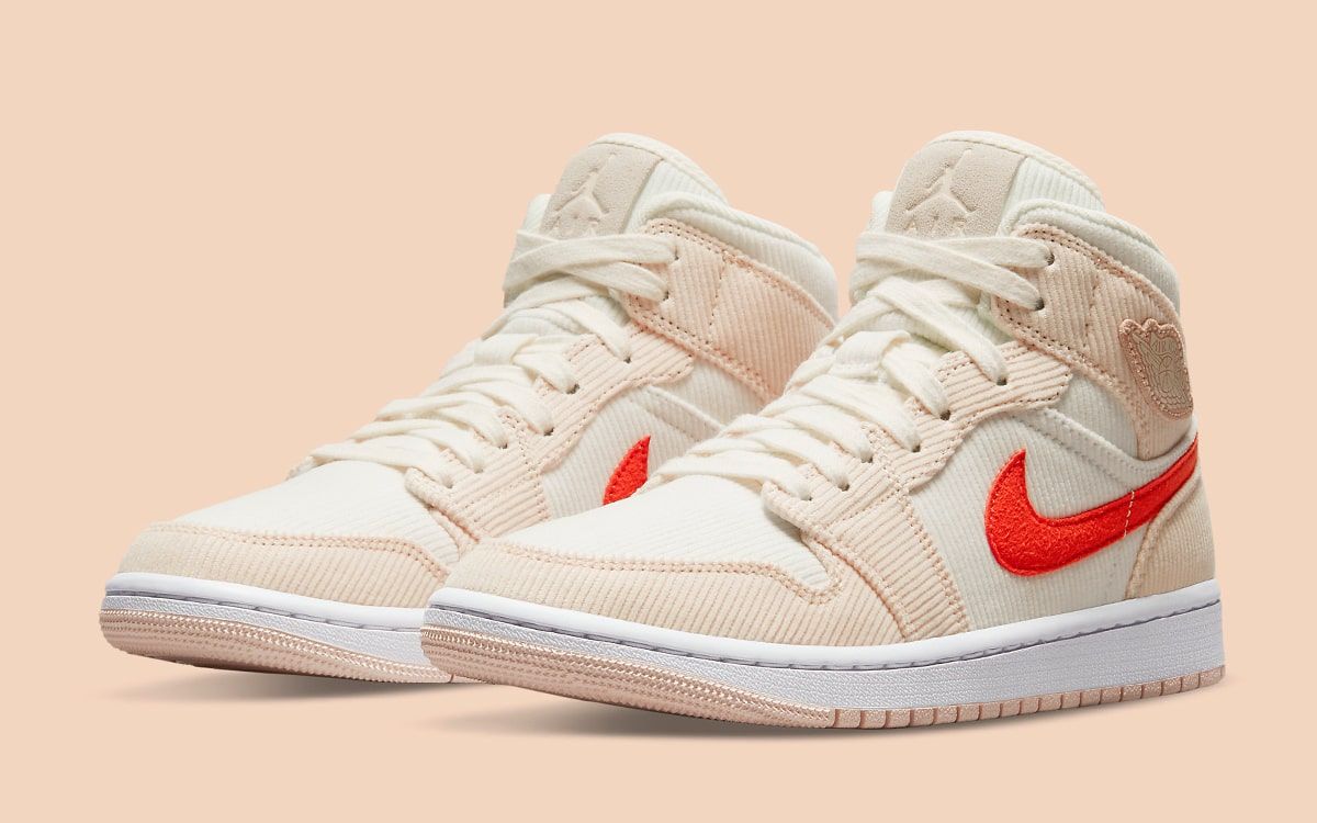 国内発送 関税込 NIKE WMNS AIR JORDAN 1 MID CORDUROY 国内7月8日発売予定】ナイキ ウィメンズ エアジョーダン 1