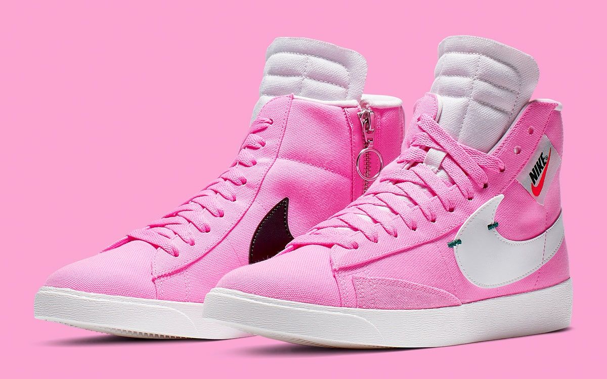 Women's blazer mid shop rebel psychic pink/summit white