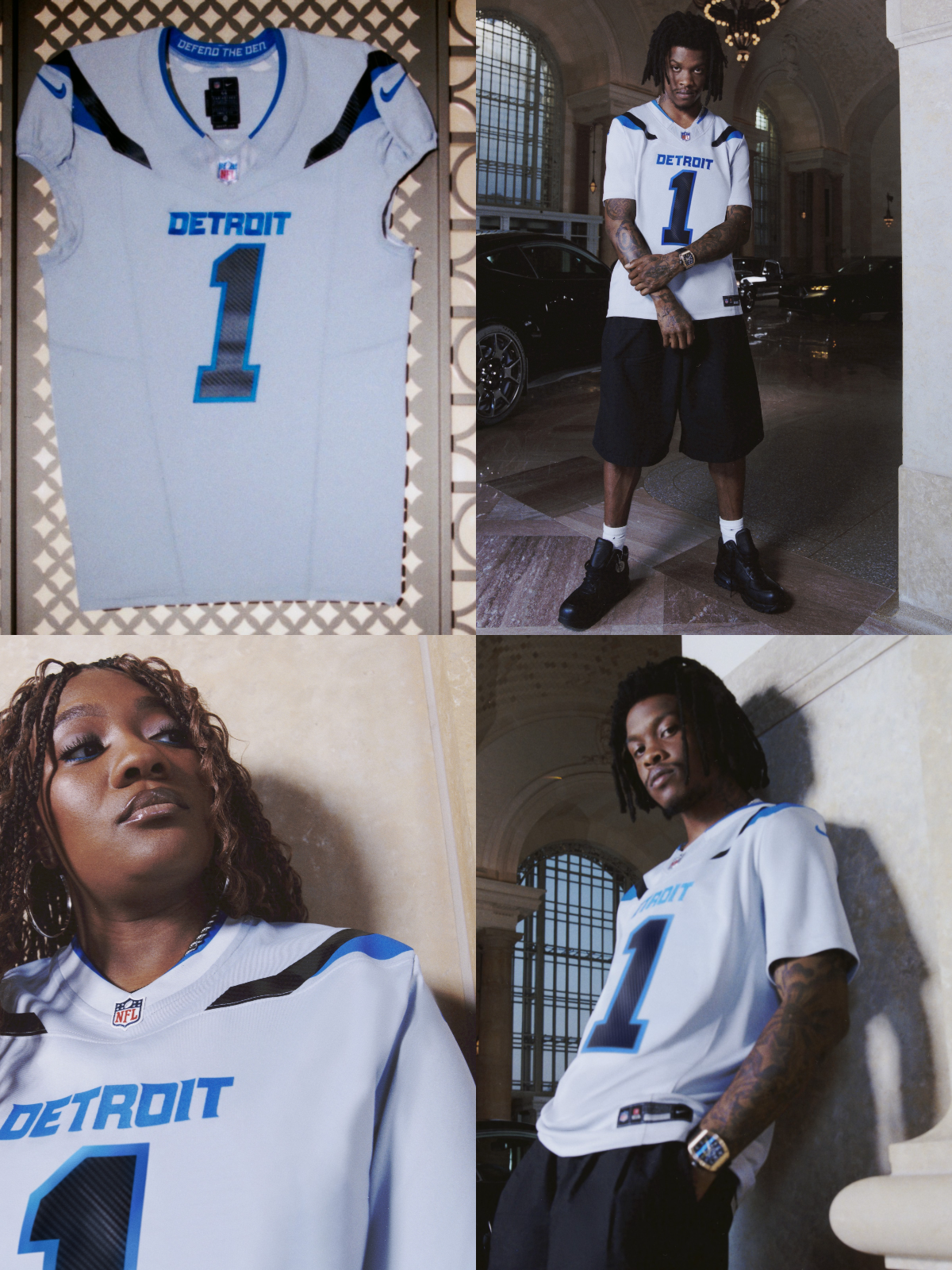 Detroit Lions Nike x NFL Rivalries Uniforms