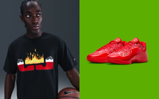 Nike LeBron 23 "Stocking Stuffer" basketball sneaker honoring LeBron James' NBA Christmas Game Record.