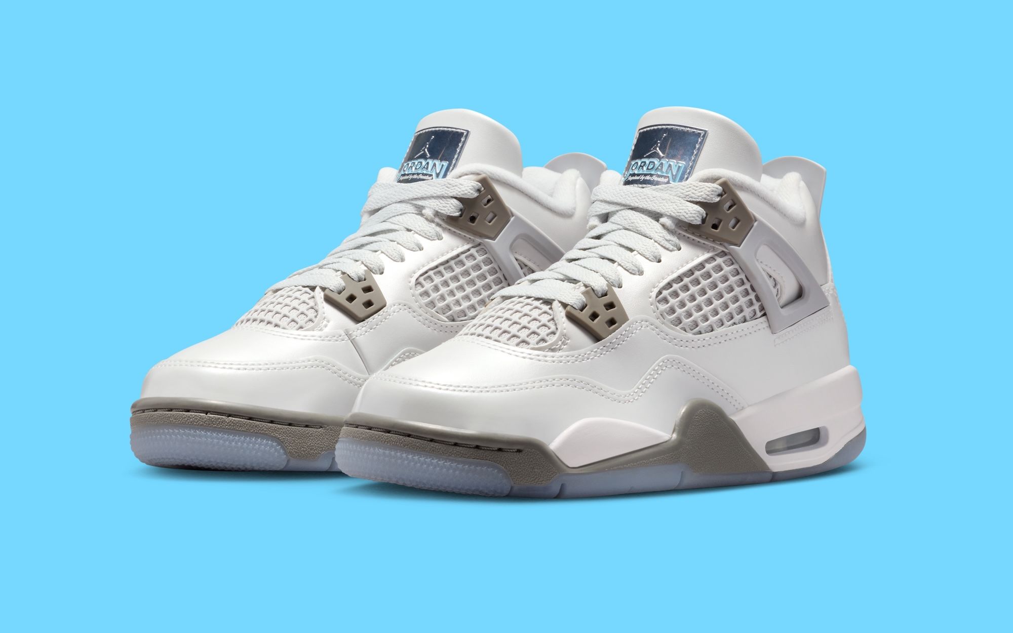 Air Jordan 4 Retro ホワイト/ブルー JORDAN 4 RETRO 