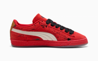 Street Fighter x PUMA Suede "Ken Masters" (SKU: 410646-01). Photo via PUMA.