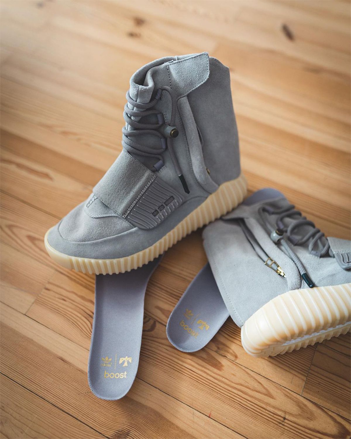 The Kanye West x adidas Yeezy 750 Boost Gets Unveiled Courtesy