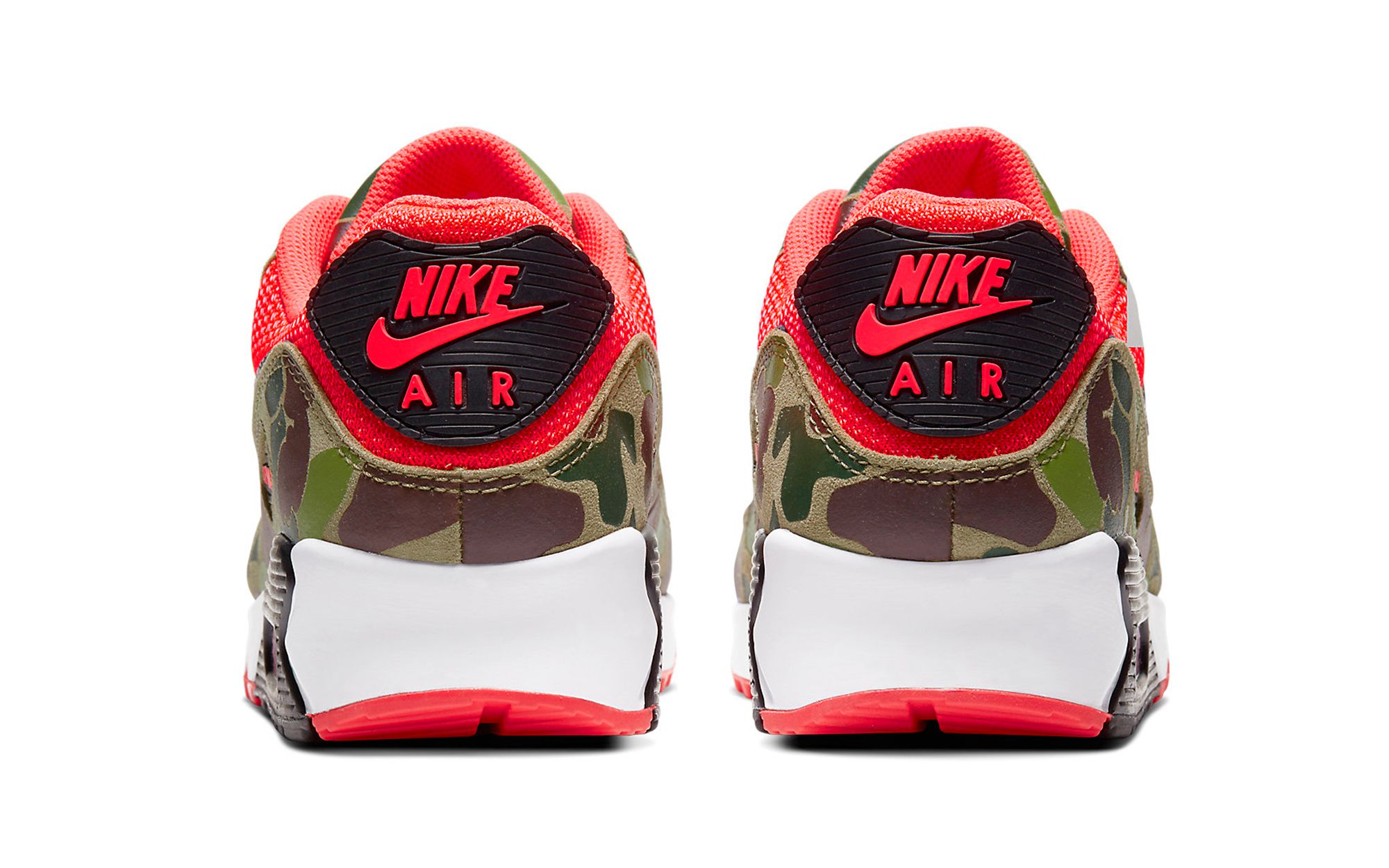 red camo nike air max