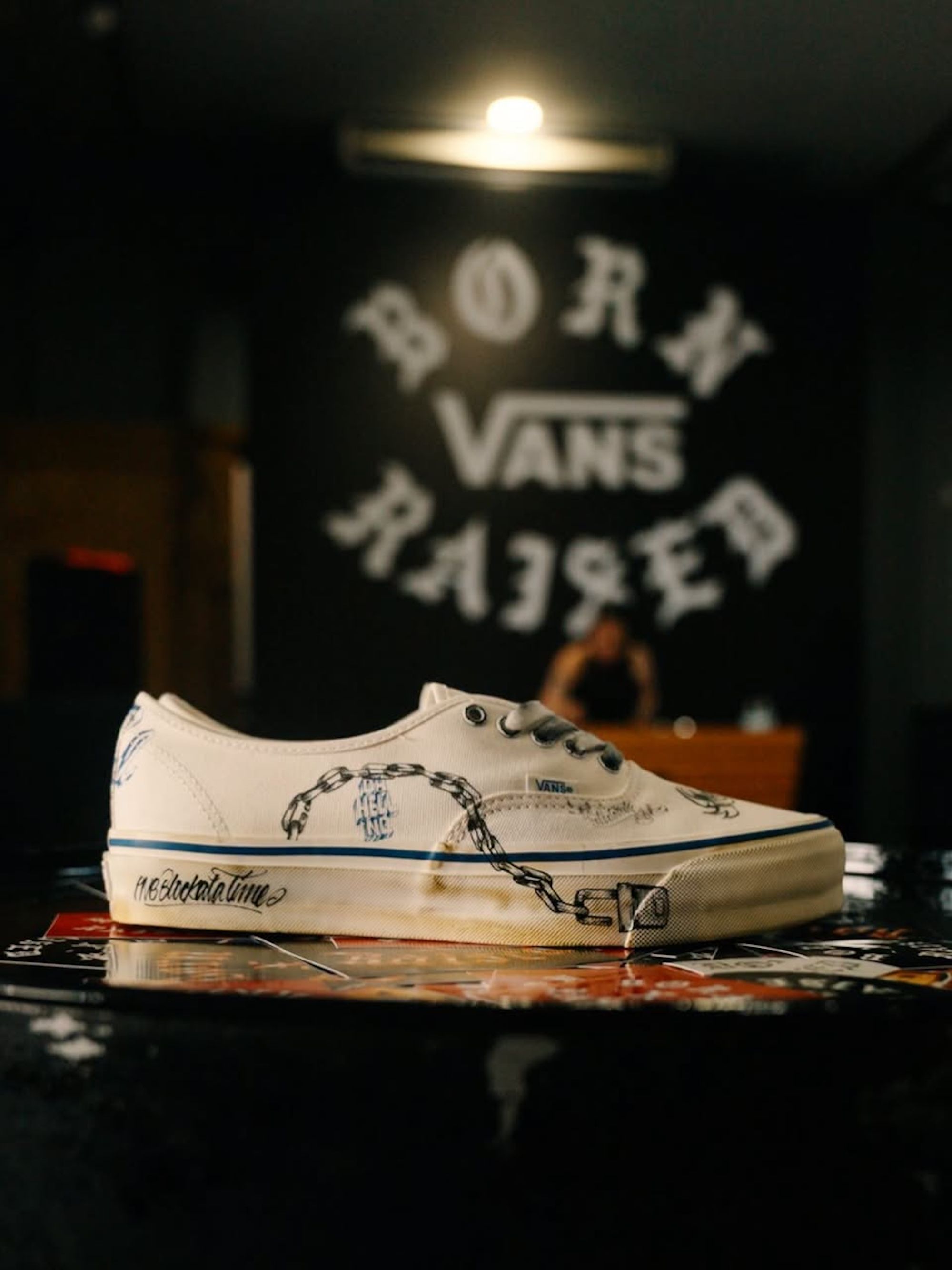 Born X Raised x Vans Authentic 44 sneaker collaboration, unveiled in Mexico City & scheduled for a release in 2027.