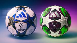 Adidas Football match balls for the 2025-26 UEFA Champions League and UWCL.