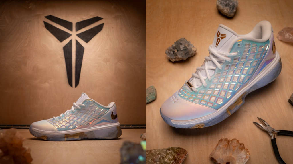 Nike Kobe 3 Low Protro "Droppin' Gems" player edition in Final Four colorway