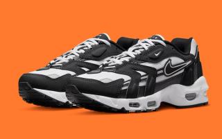 The Nike Air Max 96 II Appears in a Bold White and Black Arrangement
