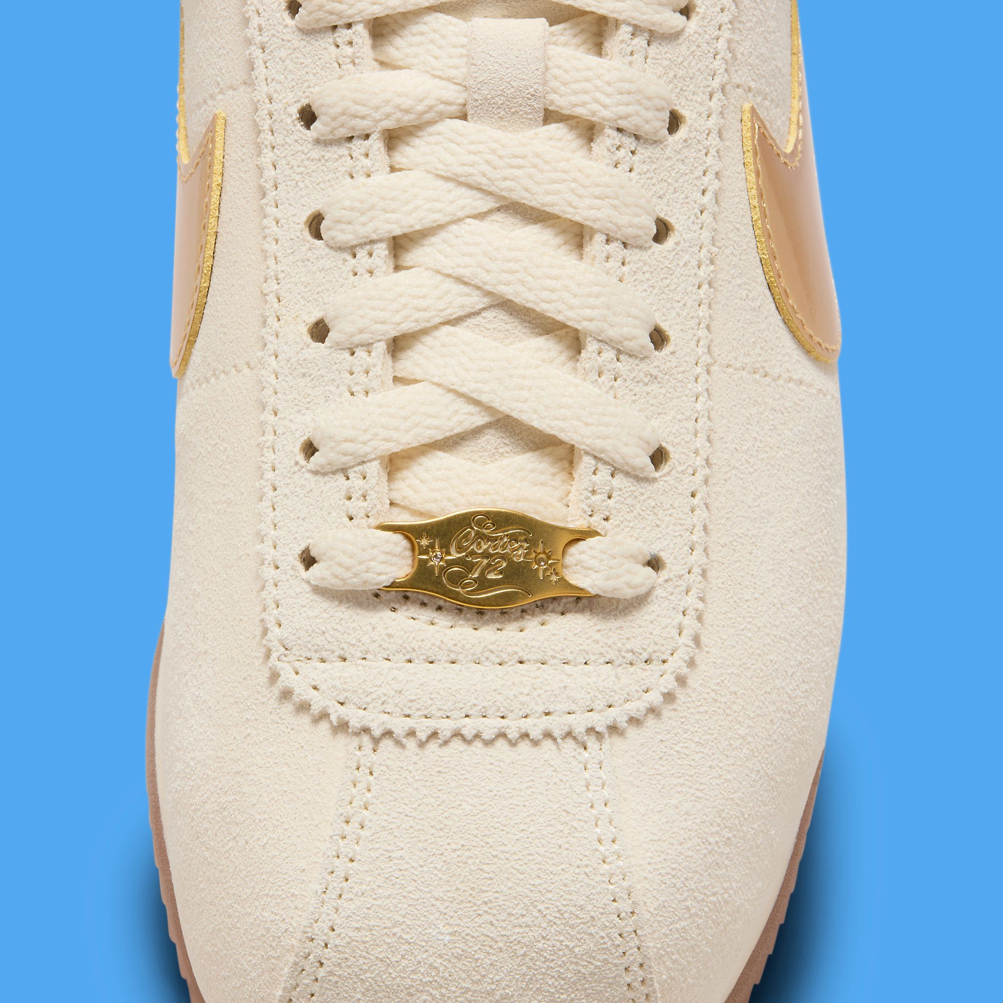 nike cortez beige gold