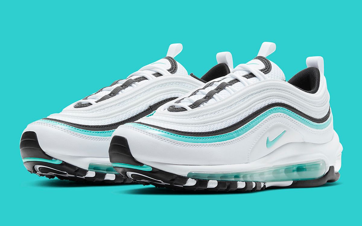 Air max 97 white blue outlet green