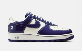 "Last Orgy 2" Nike Air Force 1 by NIGO, in a "Sail/Loyal Blue" color scheme. Photo via Nike.