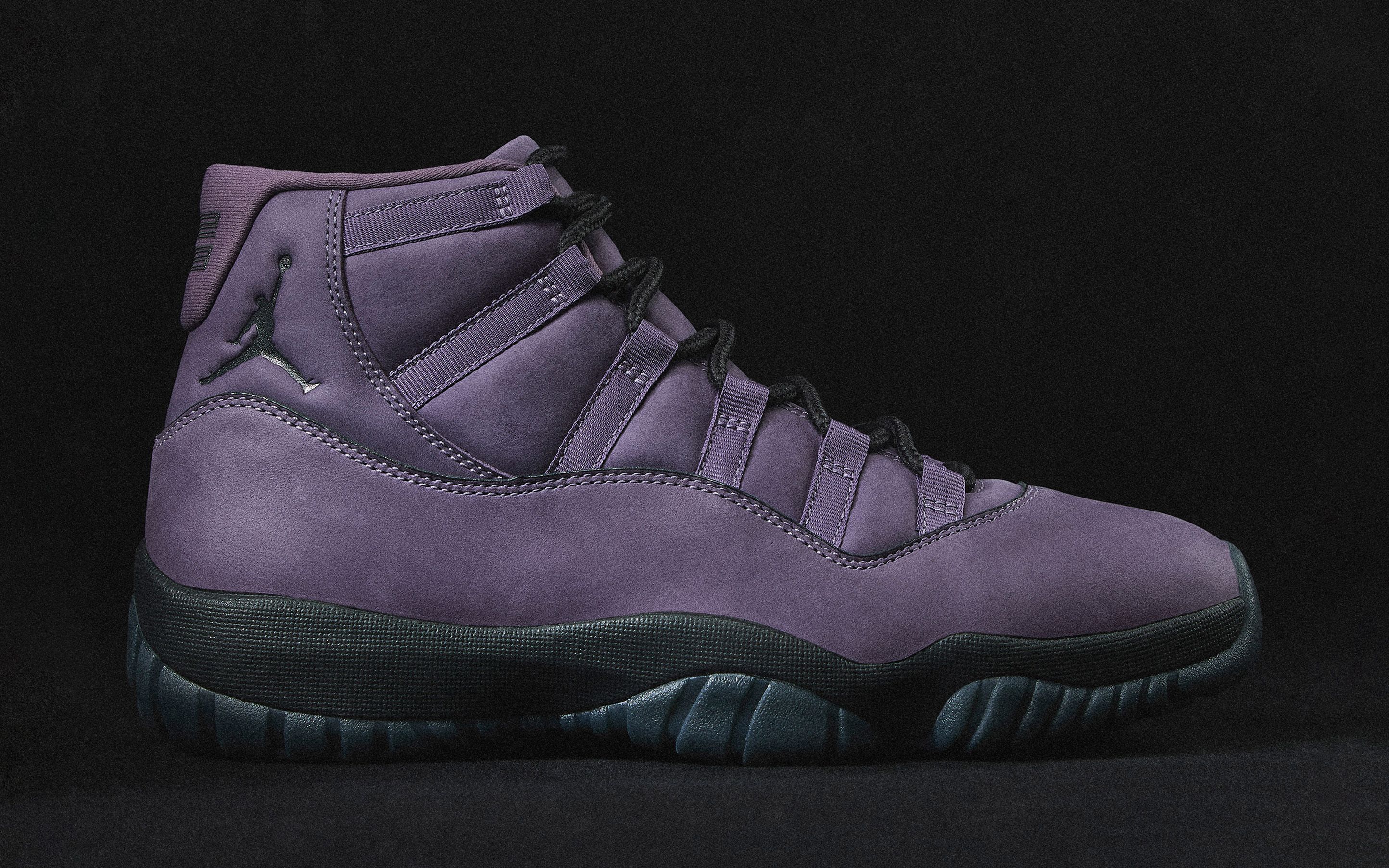 purple holographic jordans