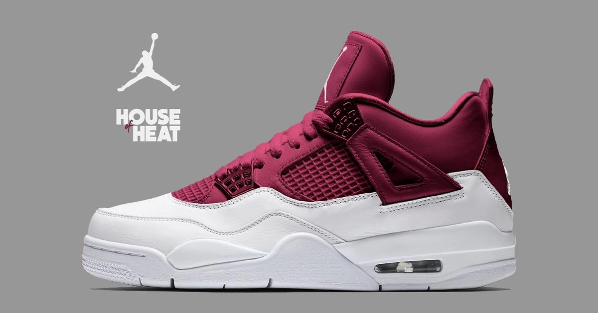 wine color jordans
