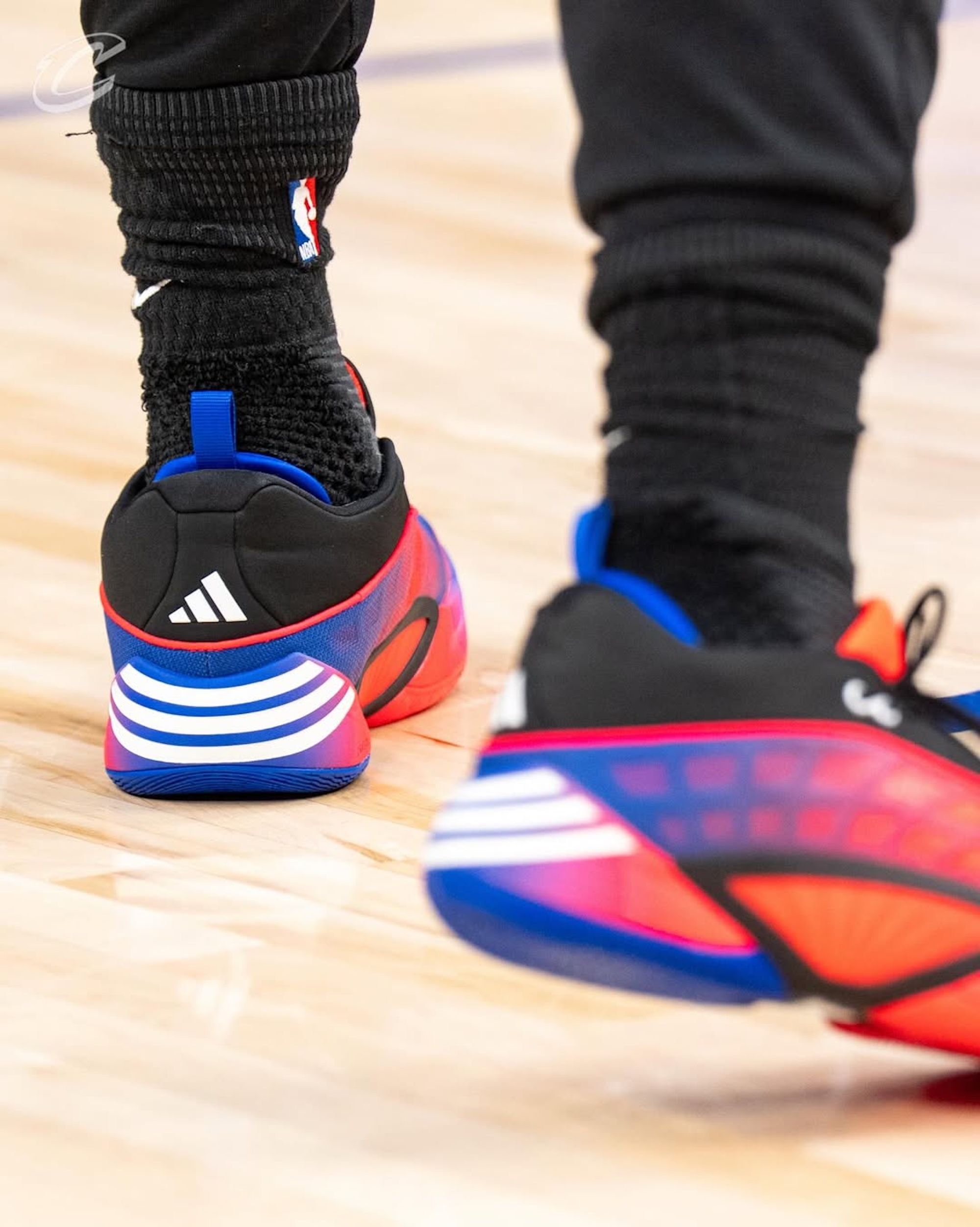 "Spider-Man" adidas D.O.N. Issue #8. Photo via @cavs on Instagram.