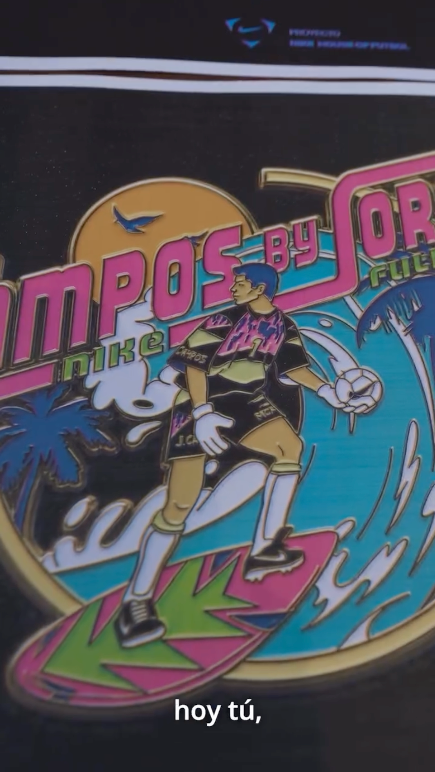 Campos x Jorge Graphics by Nike. Screenshot via Jorge Campos.