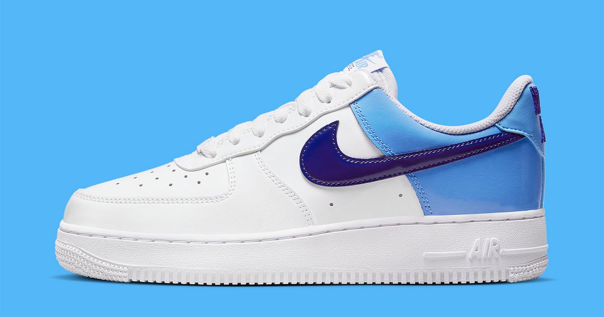 This Nike Air Force 1 Low is Popped with Blue Patent Leather | House of ...