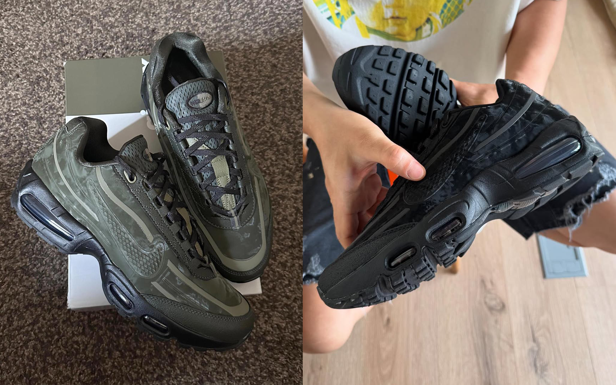 air max 95 korea on feet