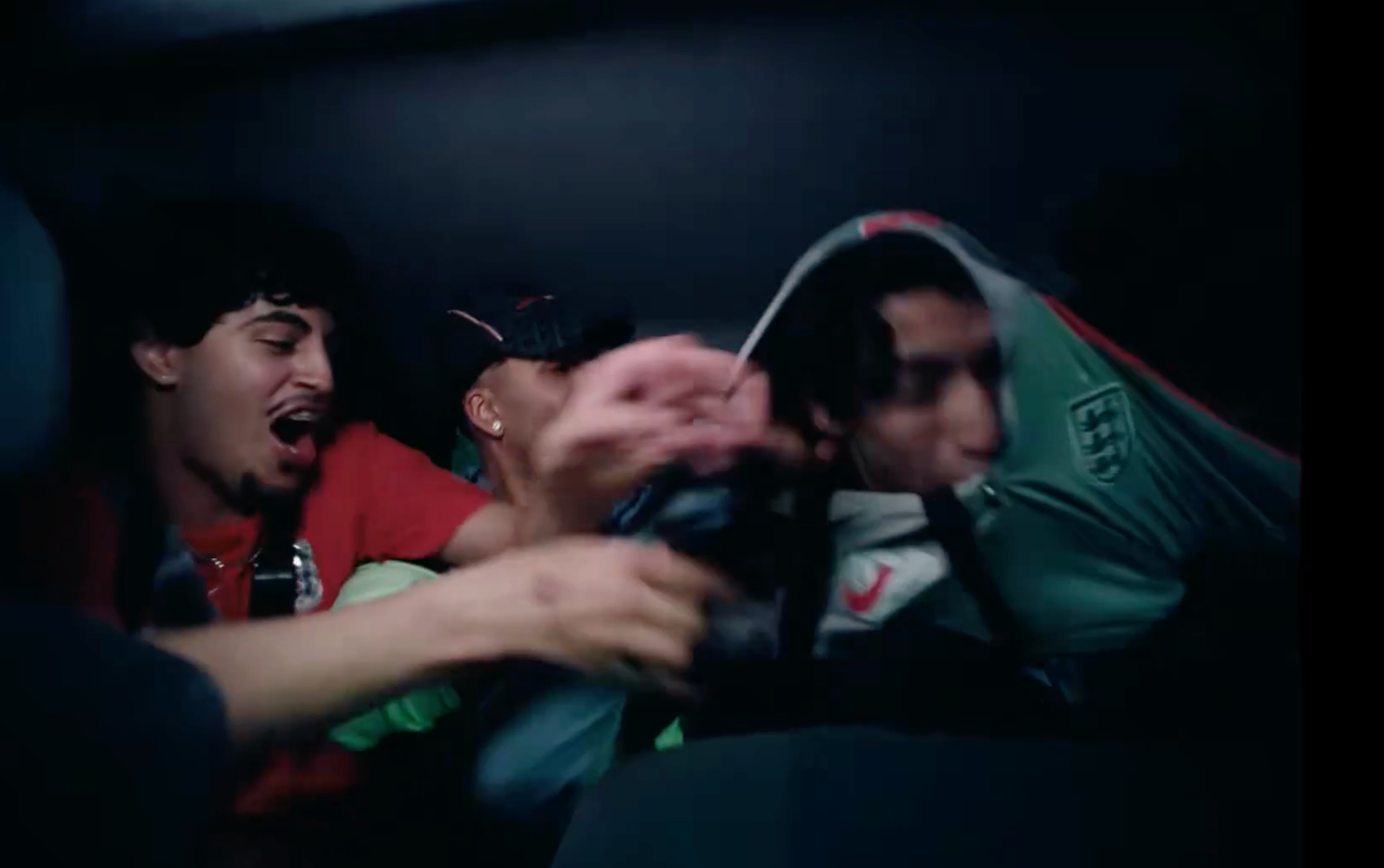 Palace x Nike Football for the English Football Association. Screenshot from Nike ad.