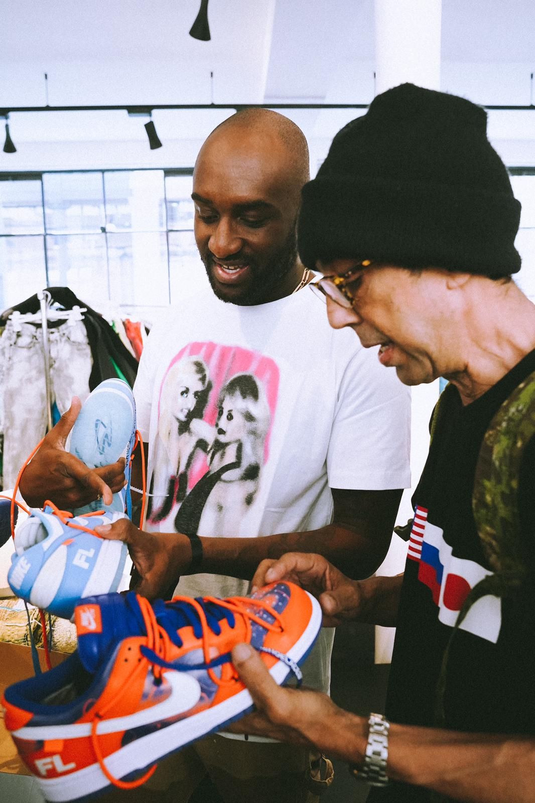 Sneakerheads Smashed Expectations at an Auction of Designs by Virgil Abloh  and Futura, With a Single Pair Netting Over $100,000