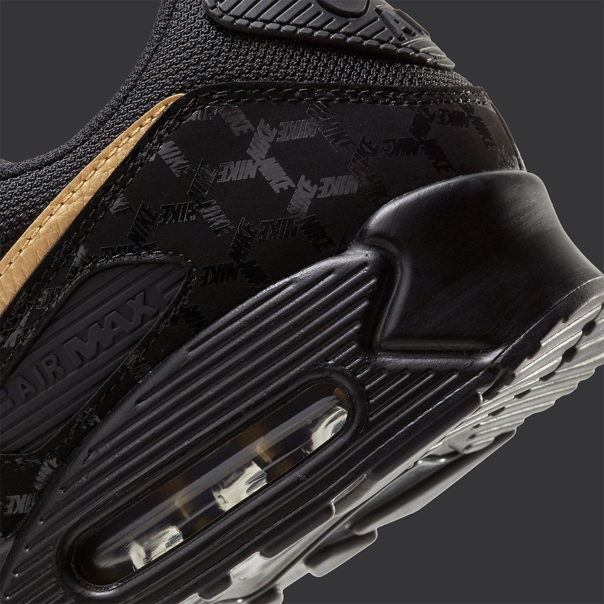 Air max 9 hot sale premium black gold