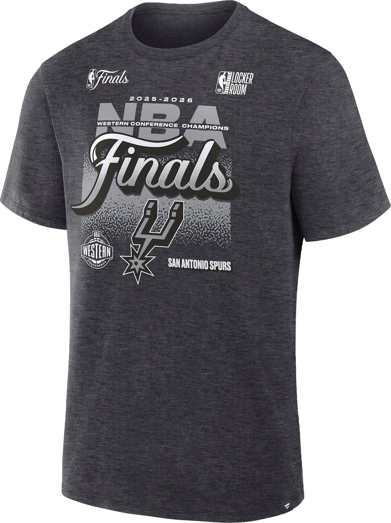 NBA Adult 2026 Western Conference Champions San Antonio Spurs Locker Room T-Shirt. MSRP $45.