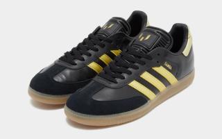 The Lionel Messi x Adidas Samba Returns in Black and Gold
