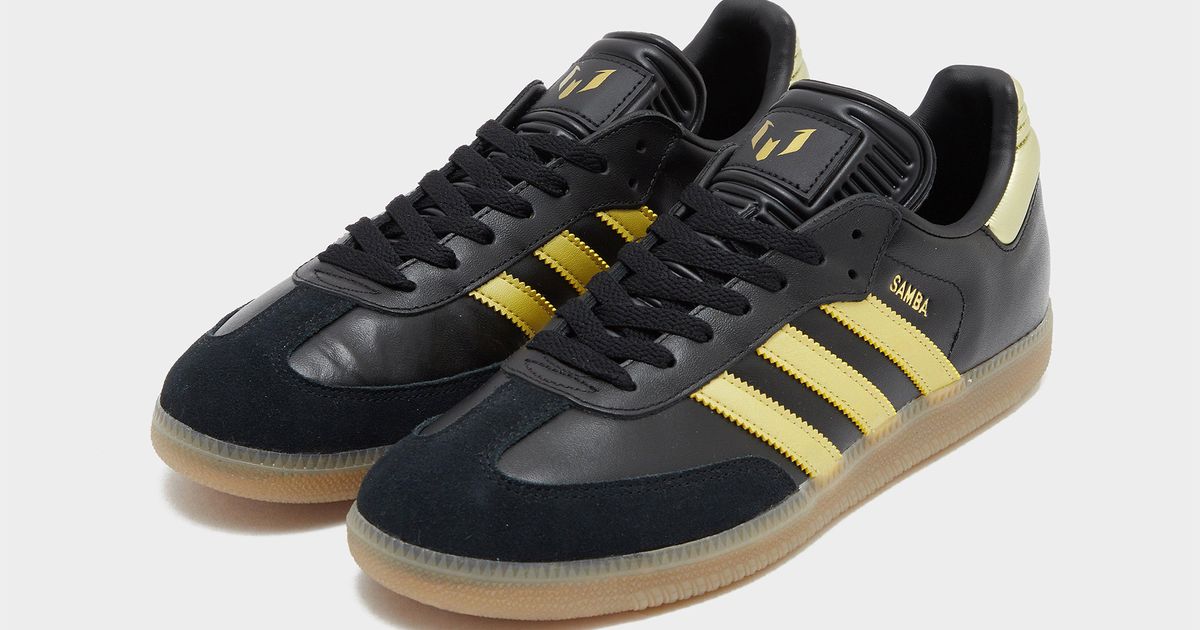 The Lionel Messi x Adidas Samba Returns in Black and Gold | House of Heat