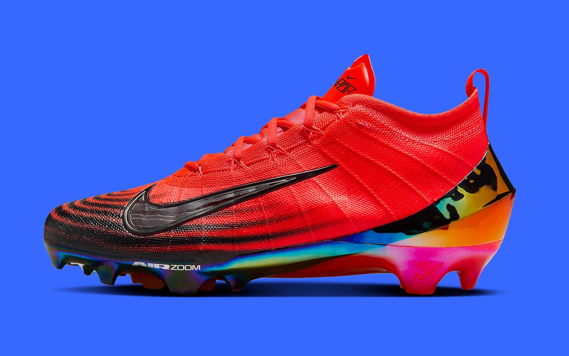 Nike Zoom Air Vapor Elite 1 NRG \'Bright Crimson\' HF1099-600 Football Multi Size Nike Vapor Elite 1 NRG Size 11.5 Football Cleats Bright  main image 2