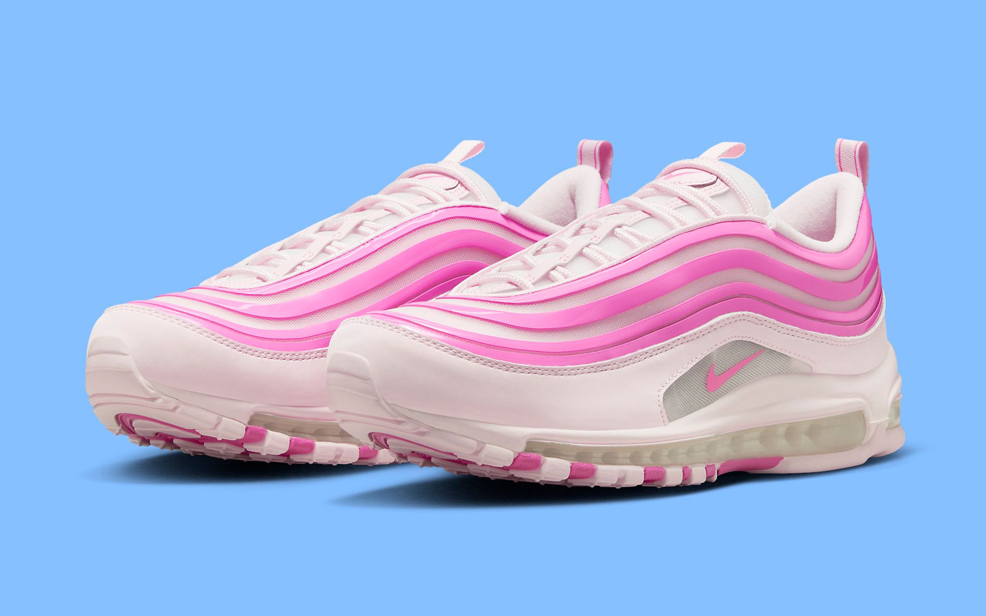 Air max 97 pink store and white release date