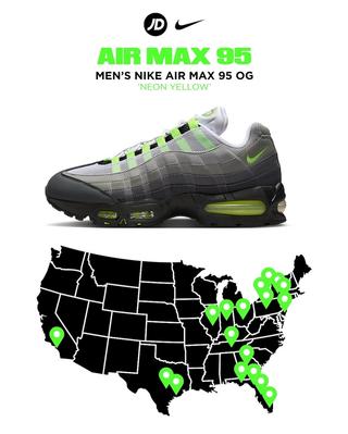 nike air max 95 og neon 2025 jd