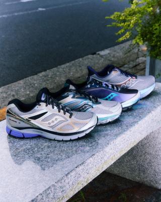 Four pairs—including the Kinvara 1, ProGrid Omni 9, ProGrid Guide 7 & Endorphin Speed 5—from Saucony's Daikanyama-Inspired Collection releasing on Sept. 18, 2026.