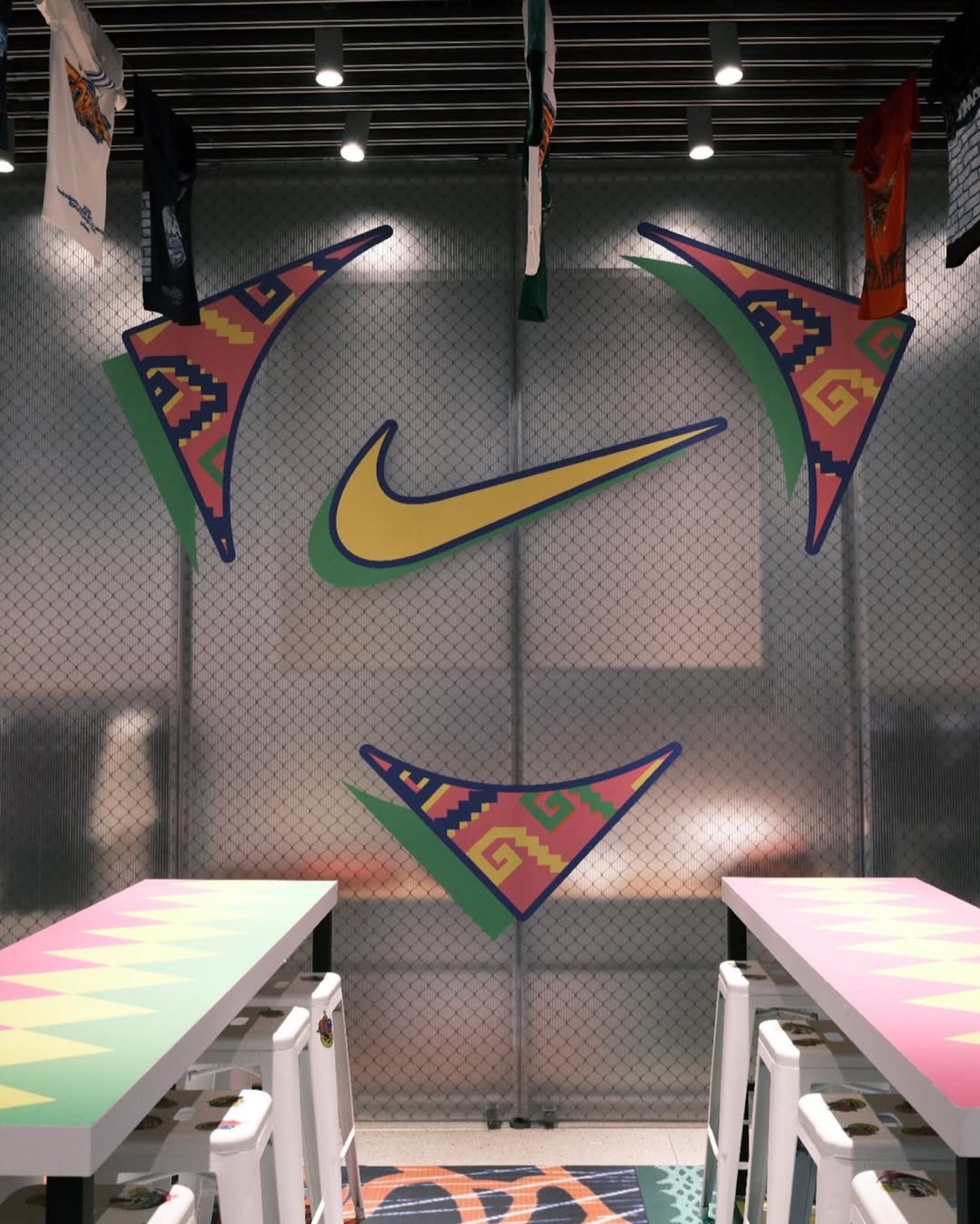 Jorge Campos-inspired Nike Football logo. Photo via TodoBien Estudio.