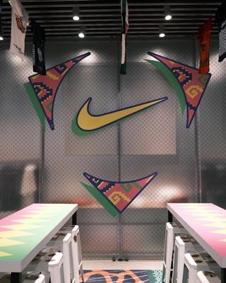 Jorge Campos-inspired Nike Football logo. Photo via TodoBien Estudio.