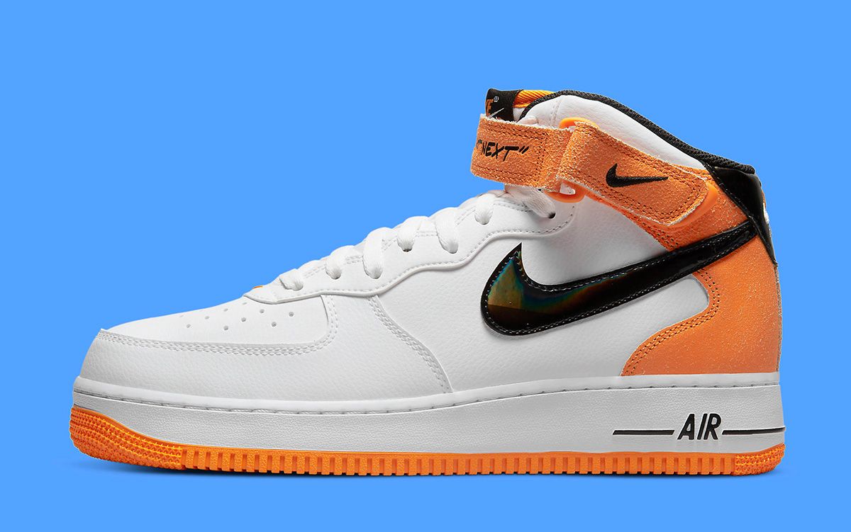 orange jordan air force 1