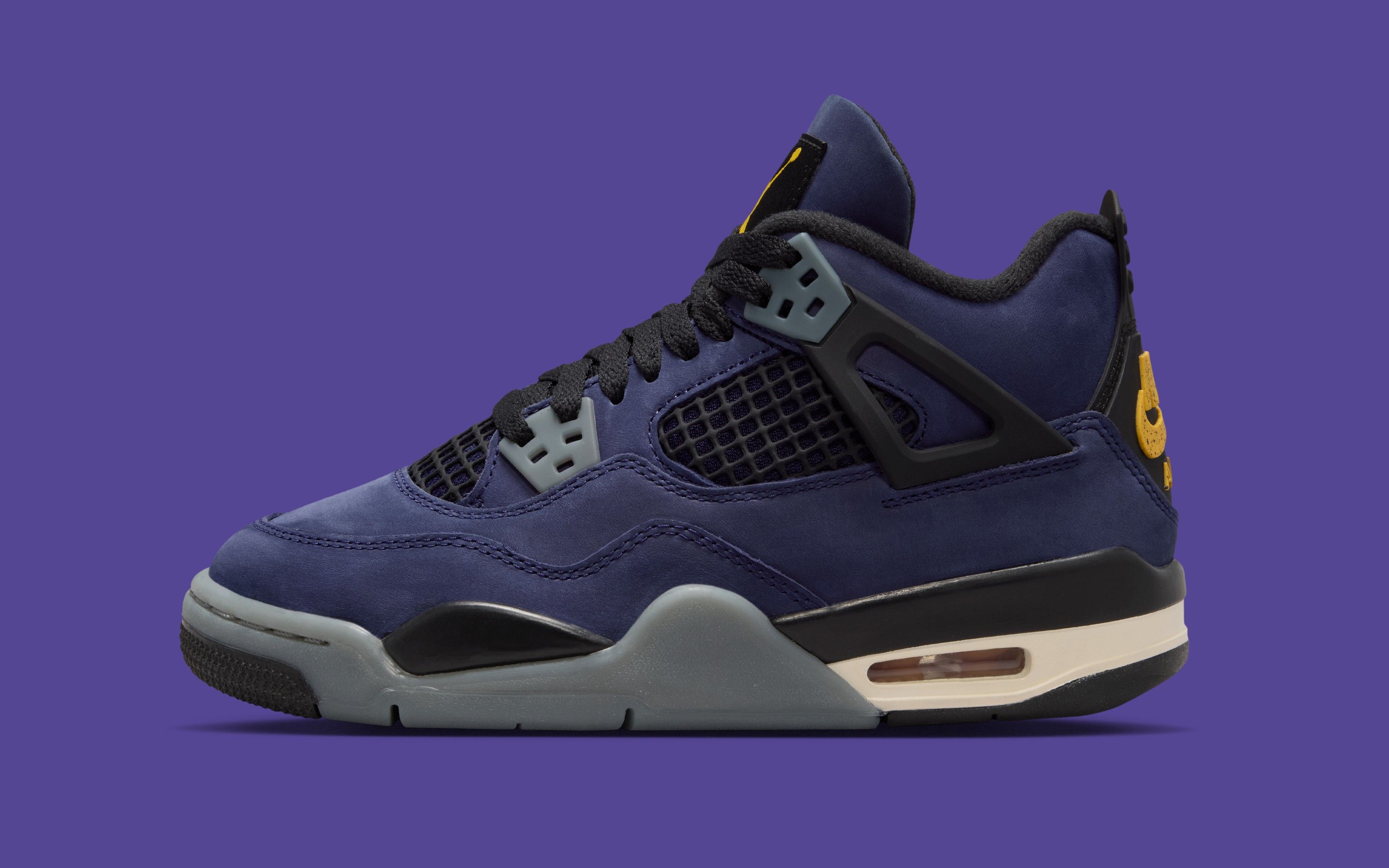 air jordan 4 lakers alternate release date