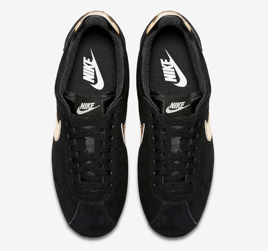 Cortez black clearance metallic gold