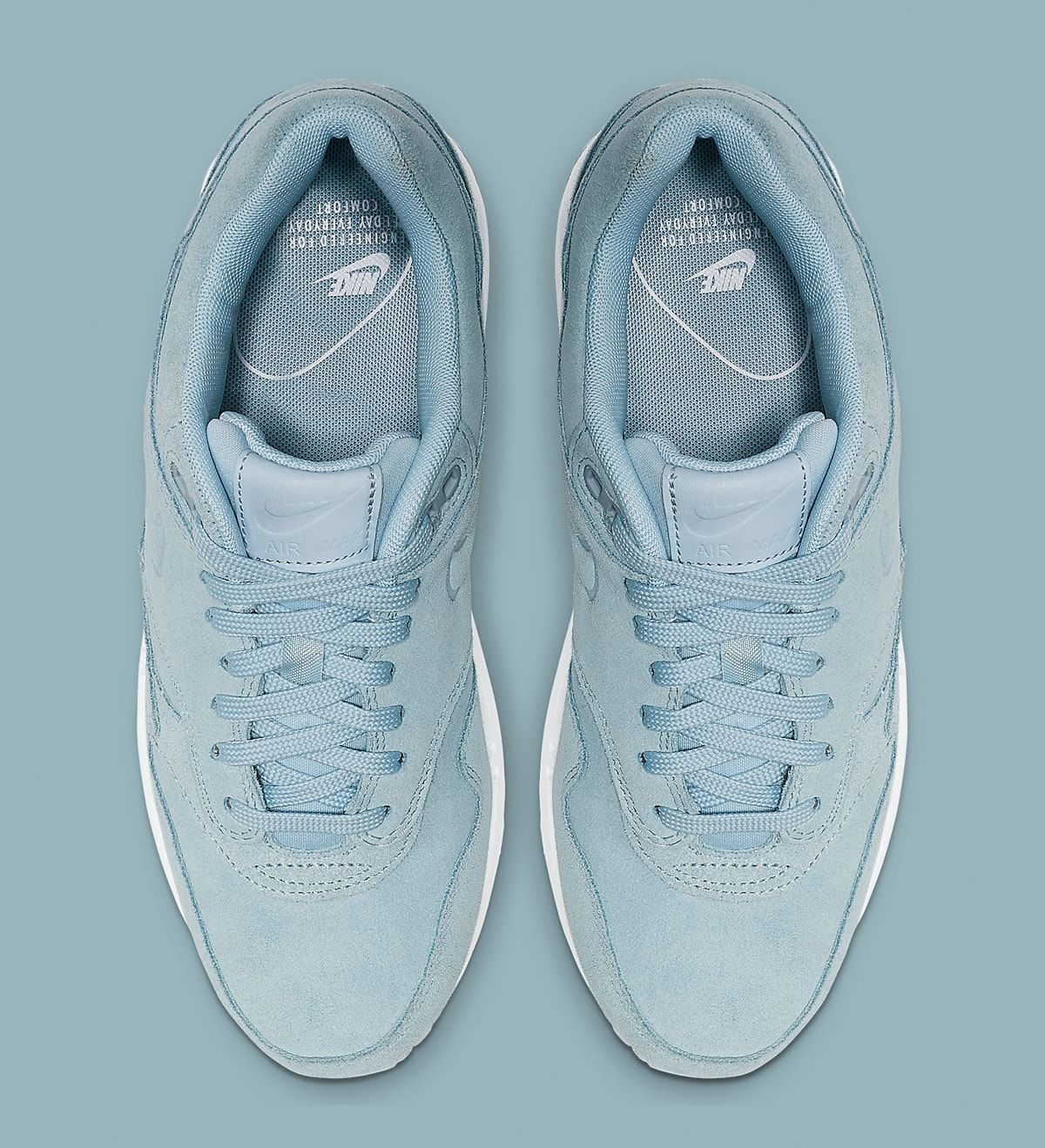 Nike women's air max 1 premium lt hot sale armory blue