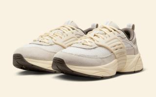 Jordan Trunner O/S sneaker in a "Light Orewood Brown/Phantom" color scheme.