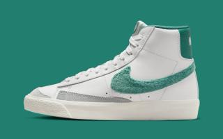 The Nike Blazer Mid Checks In With Terry Cloth Swooshes
