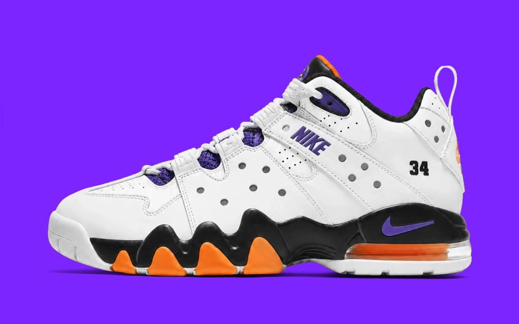 Nike Air Max2 CB '94 low-top in Phoenix Suns orange and purple colorway