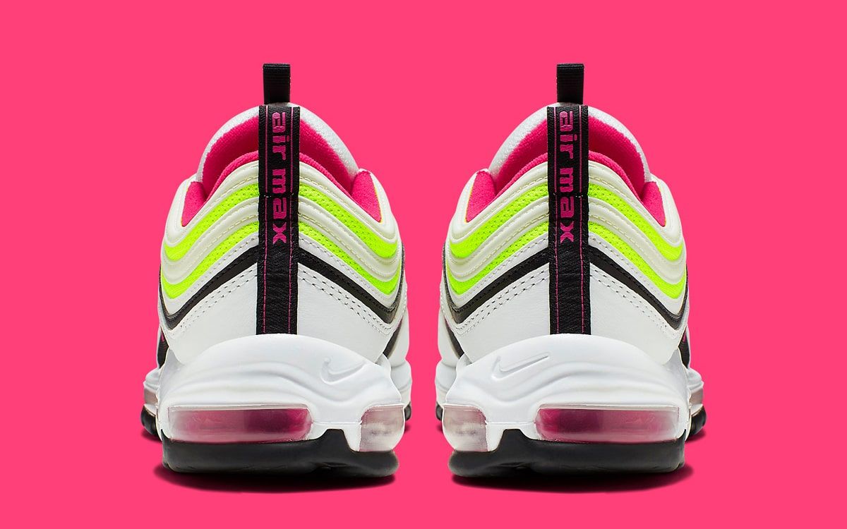 air max 97 white neon green and pink