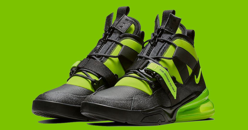 Nike air force clearance 270 utility black volt