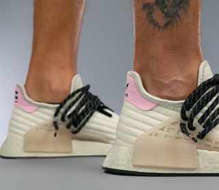 pharrell x adidas marketing nmd hu cream blue pink release date 9
