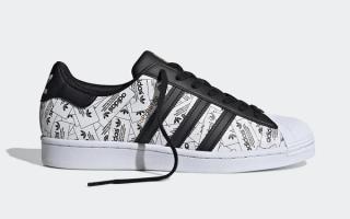adidas and superstar all over logo print reflective fv2819 release date info