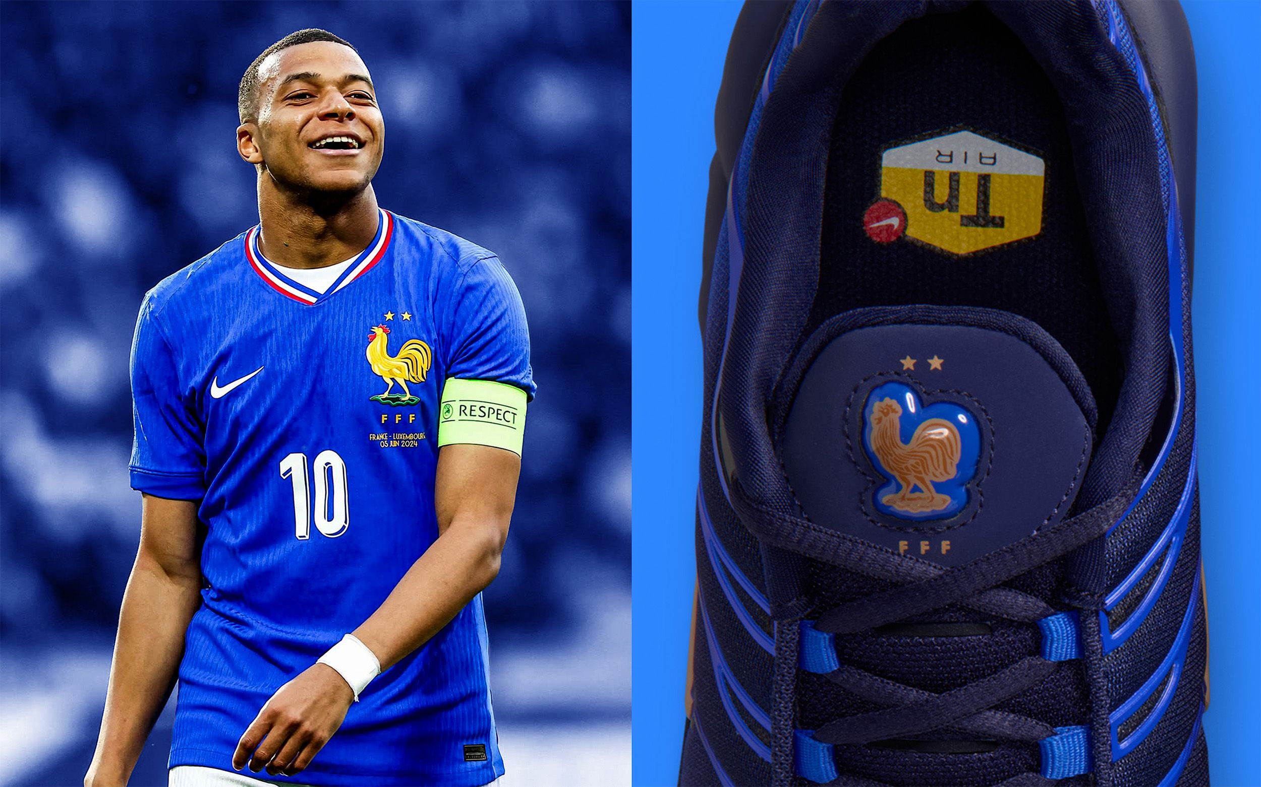 Nike Celebrates France's World Cup™ Aspirations With Blue-Clad Air