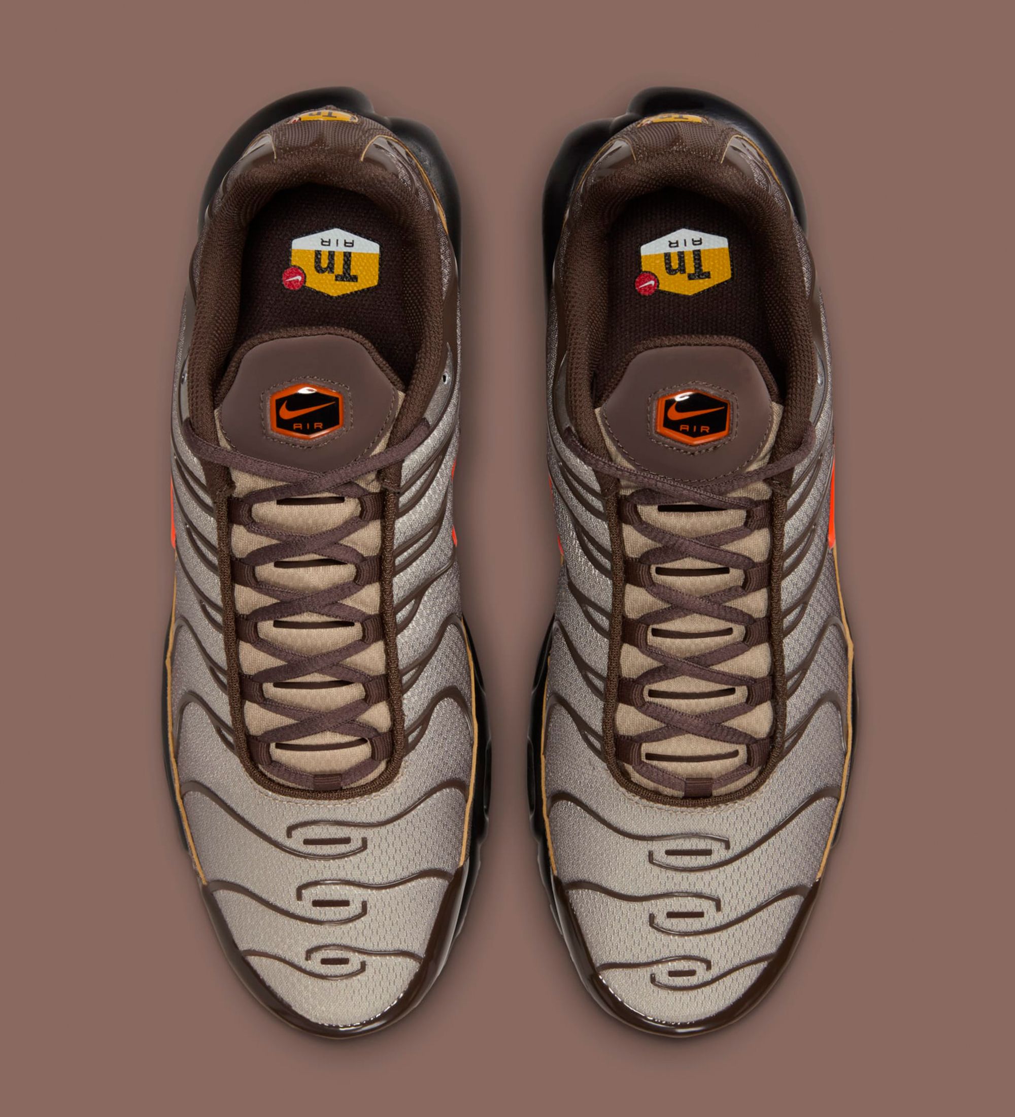 The Nike Air Max Plus is Available Now in Brown and Orange