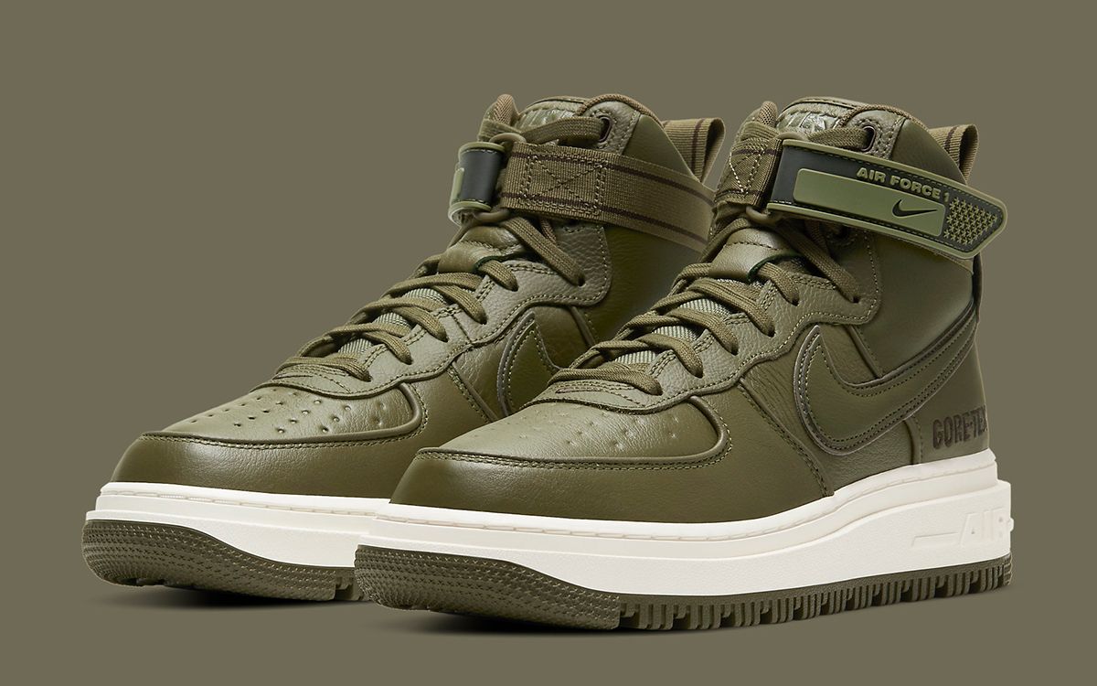 All-New Nike Air Force 1 GORE-TEX Boot Gears-Up in “Medium Olive” | House  of Heat°