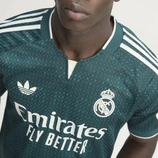 Real Madrid 26/27 Away Authentic Short-Sleeve Jersey (SKU: JZ7219). Photo via adidas.